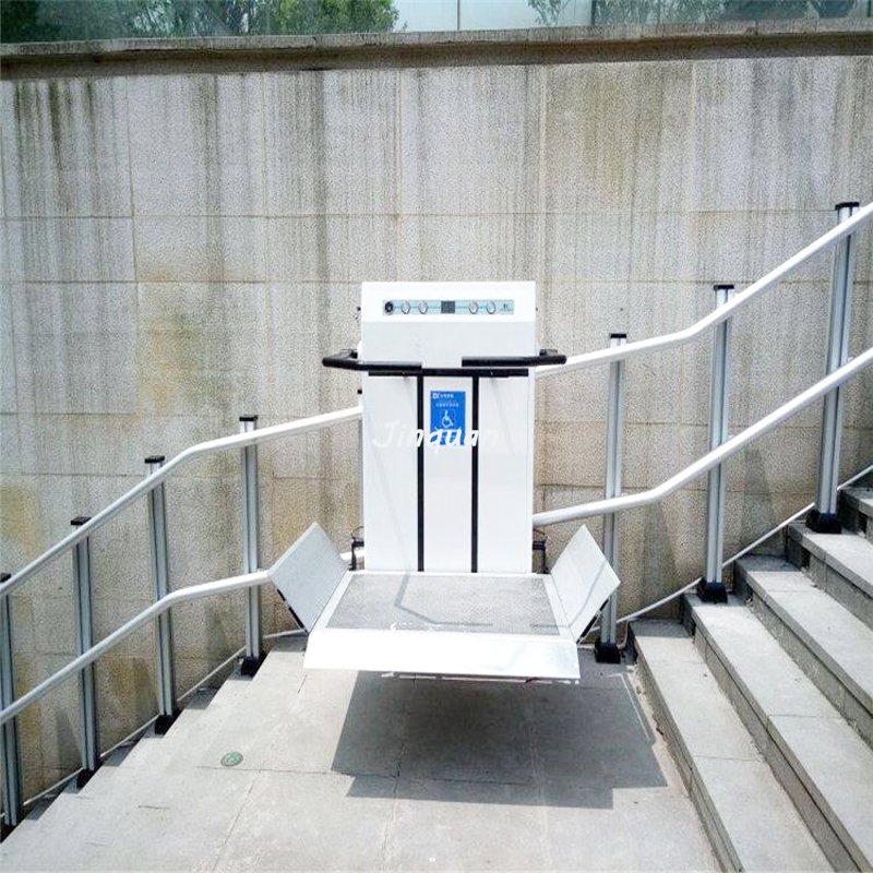 曲線斜掛升降平臺